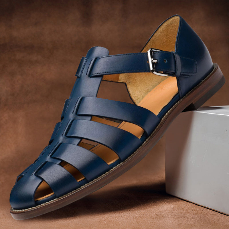 "The Porto" Men's Leather Fisherman Sandal