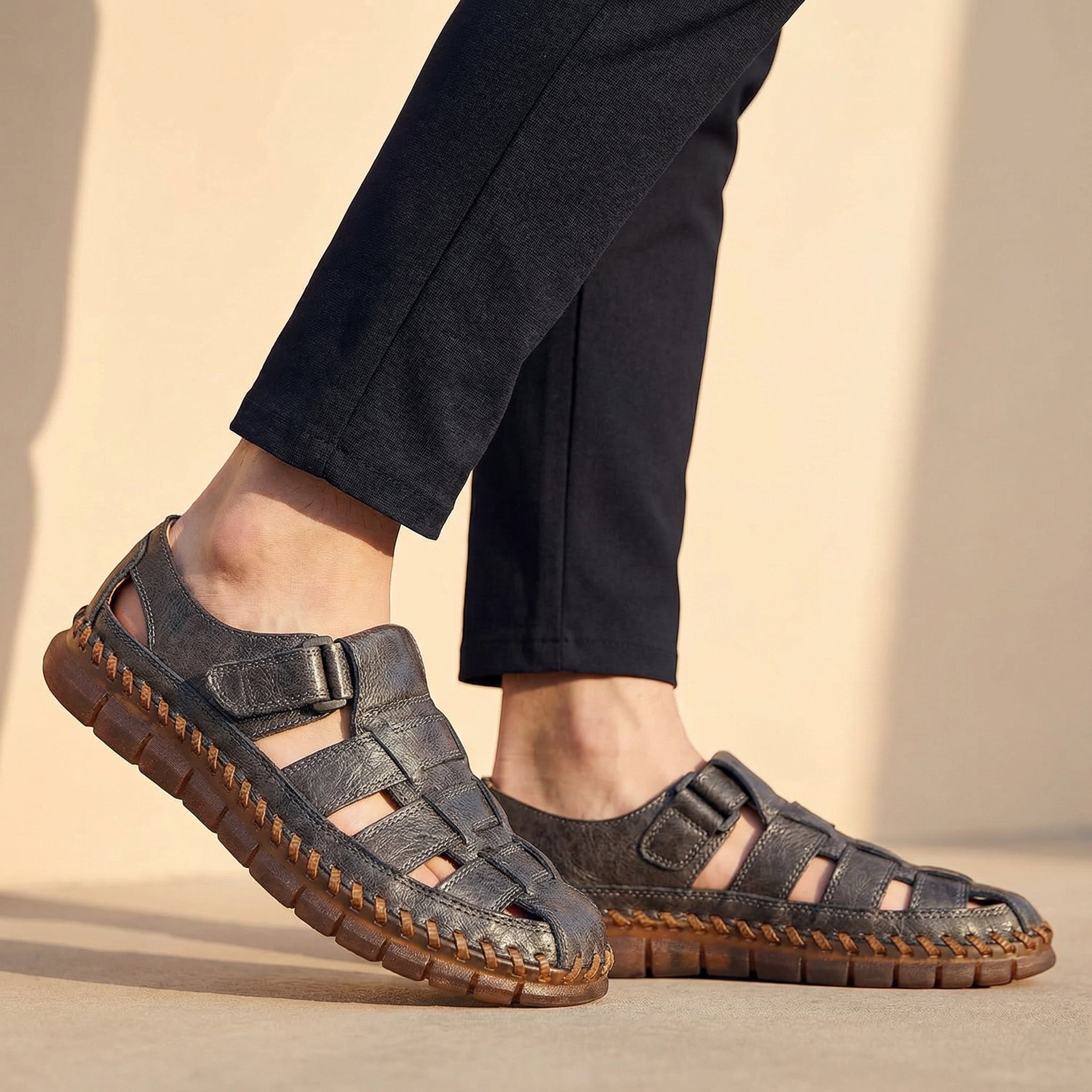 Fisherman Buckle Strap Sandals for Men