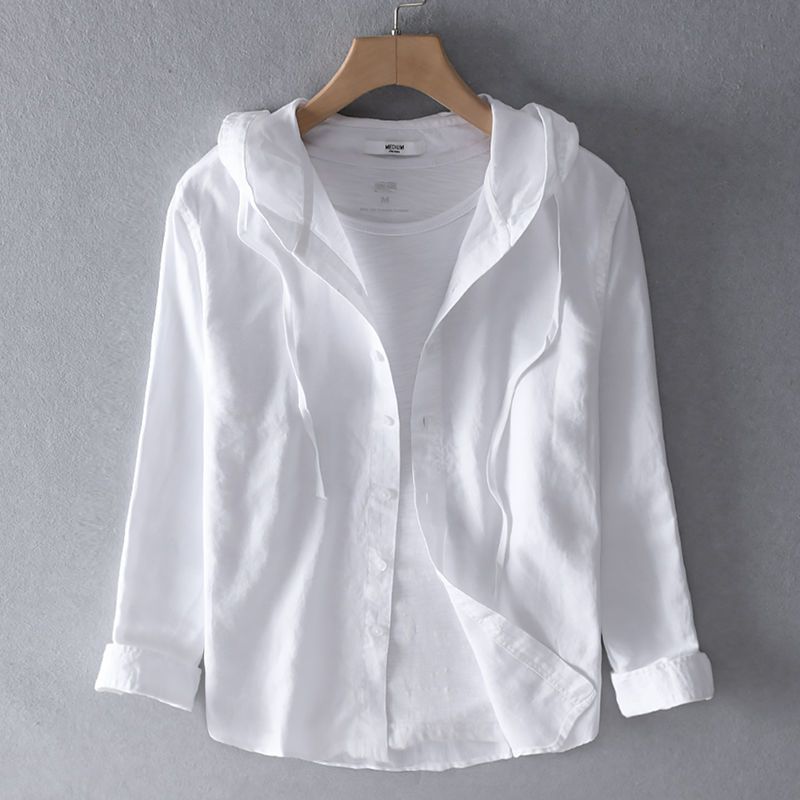 Men’s Hooded Long Sleeve Shirt