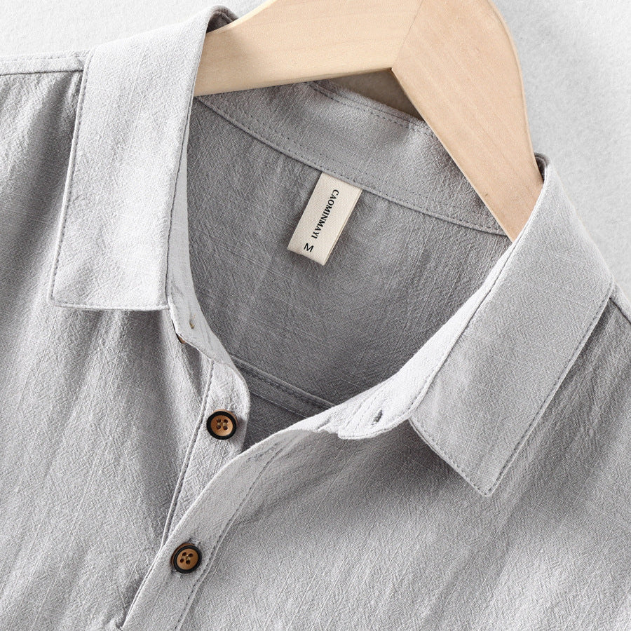 Casual Short Sleeve Pull-On Polo Shirt