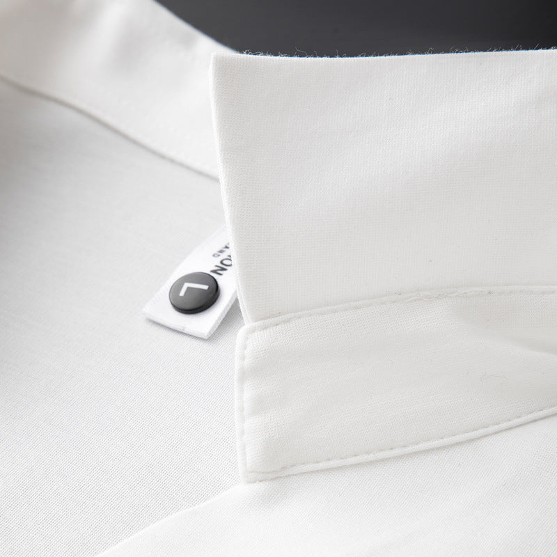 Men’s Casual Open Placket Polo Shirt
