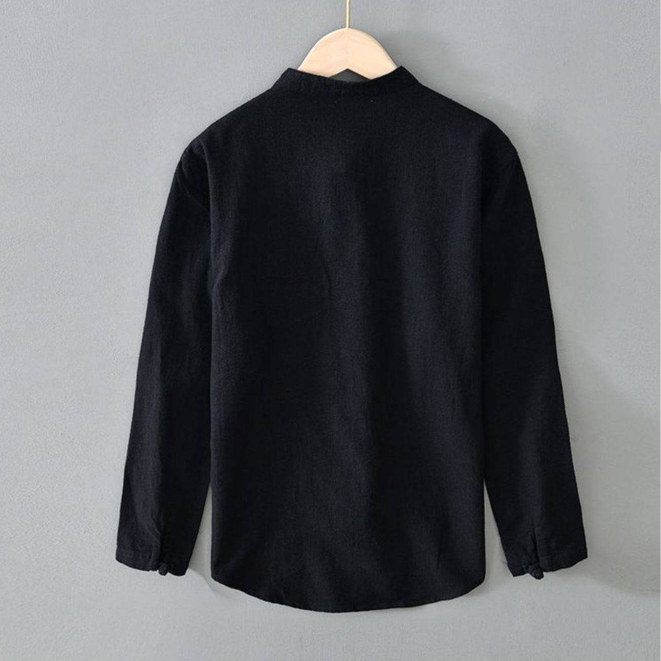 Mandarin Collar Shirt | Frog Closures