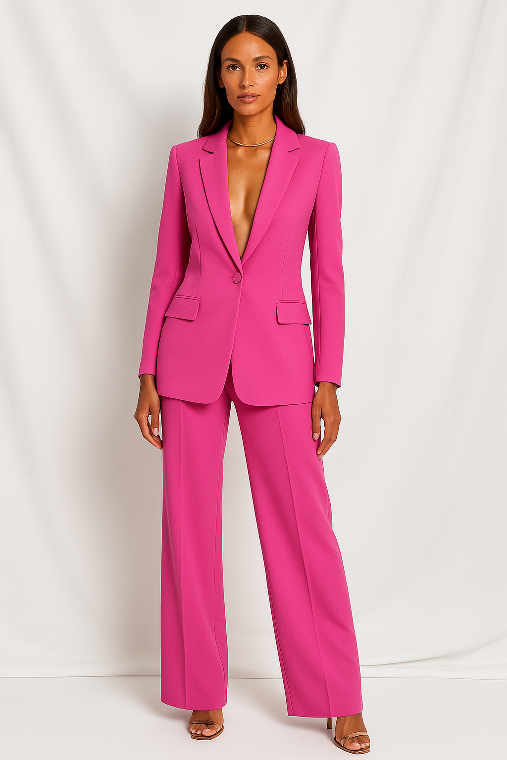 Women’s Tailored Blazer and Trousers Set