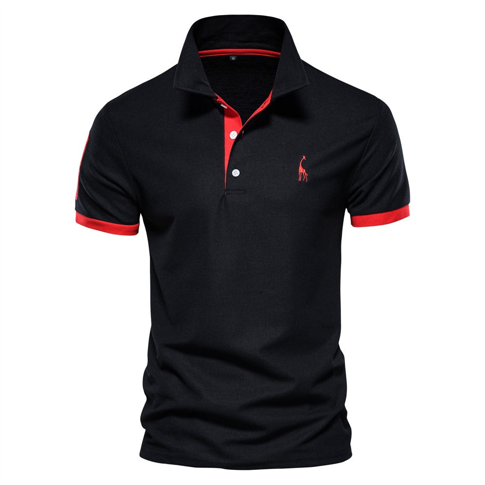 Men’s Contrast Trim Polo Shirt