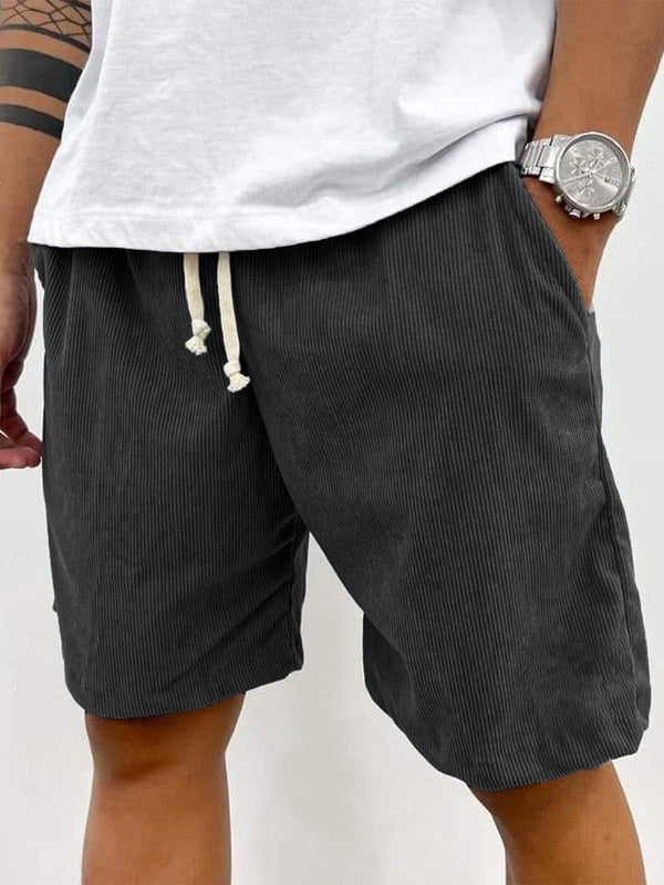 Men’s Drawstring Corduroy Shorts