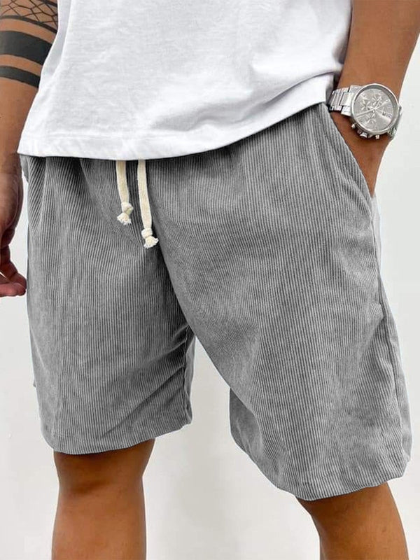 Men’s Drawstring Corduroy Shorts