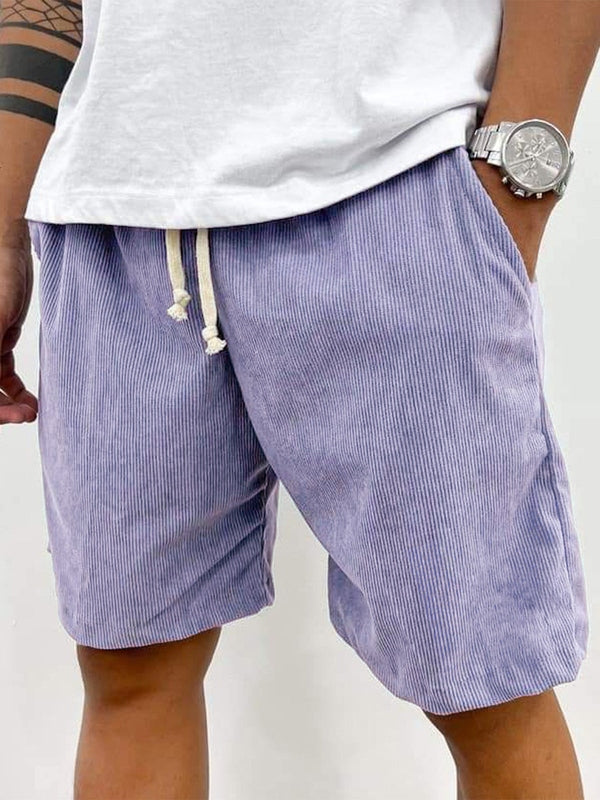 Men’s Drawstring Corduroy Shorts
