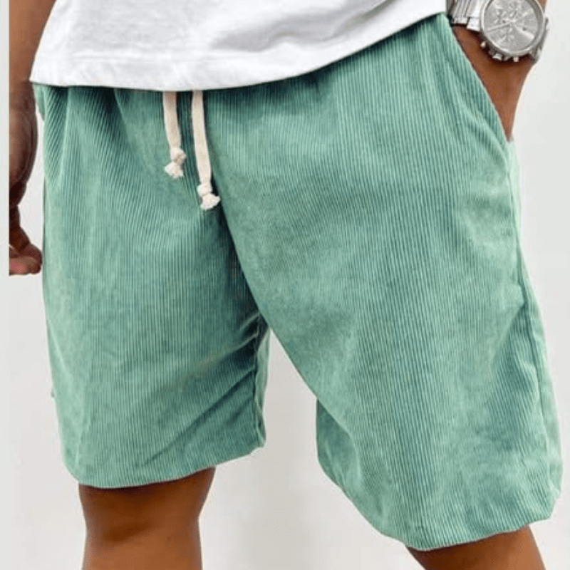 Men’s Drawstring Corduroy Shorts