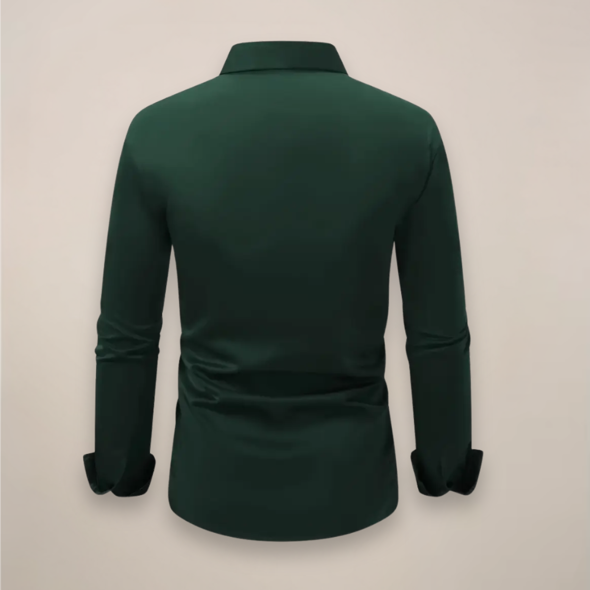 Men’s Notched Collar Long Sleeve Shirt