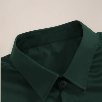 Men’s Notched Collar Long Sleeve Shirt