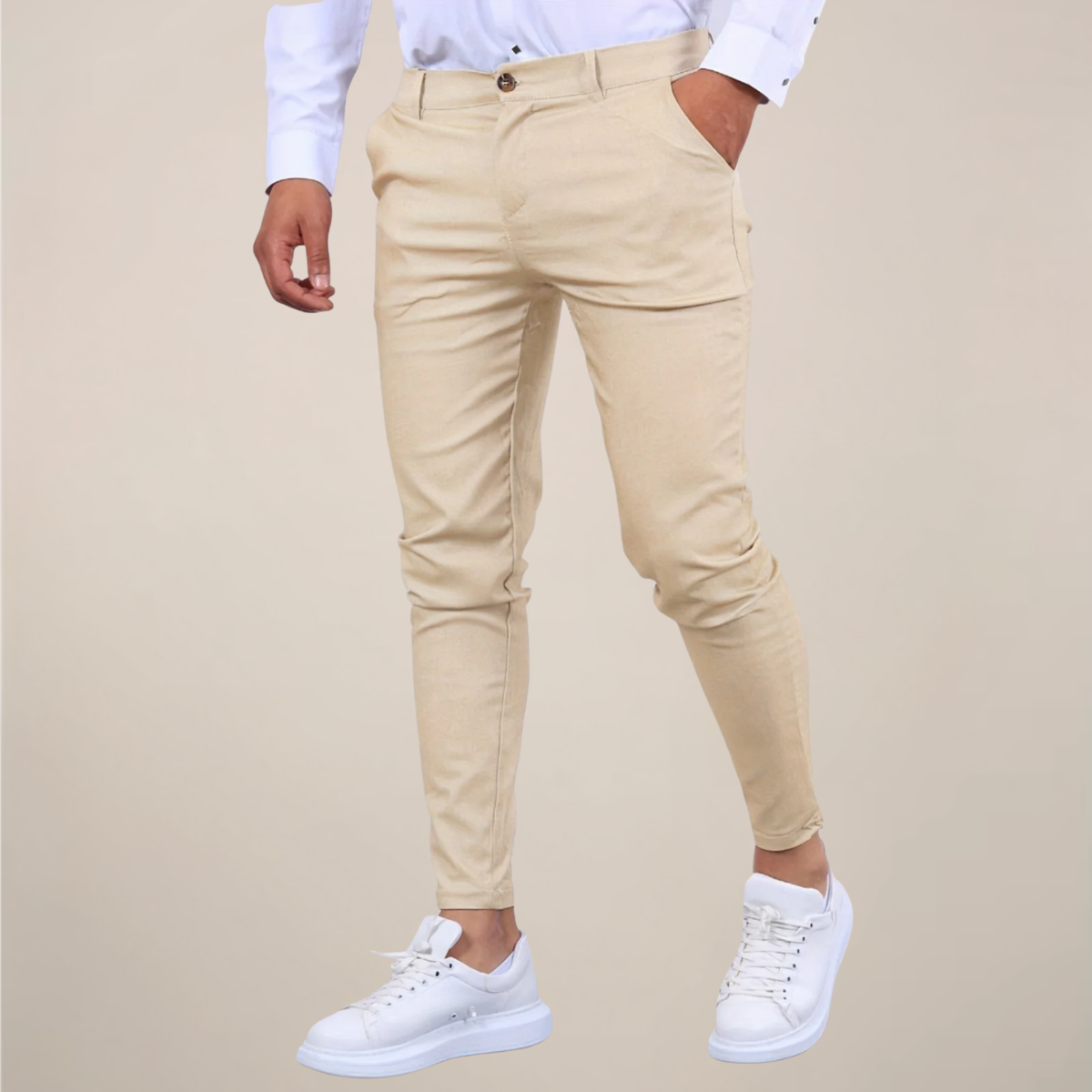 Men’s Skinny Fit Chino Trousers