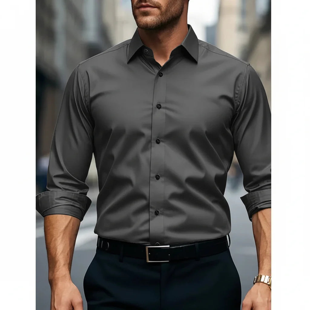 Men’s Slim Fit Long Sleeve Shirt