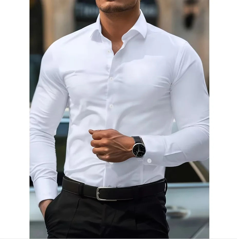 Men’s Slim Fit Long Sleeve Shirt