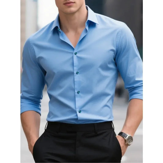 Men’s Slim Fit Long Sleeve Shirt