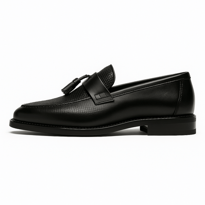 Men’s Leather Tassel Slip-On Loafers