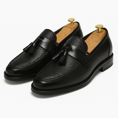 Men’s Leather Tassel Slip-On Loafers