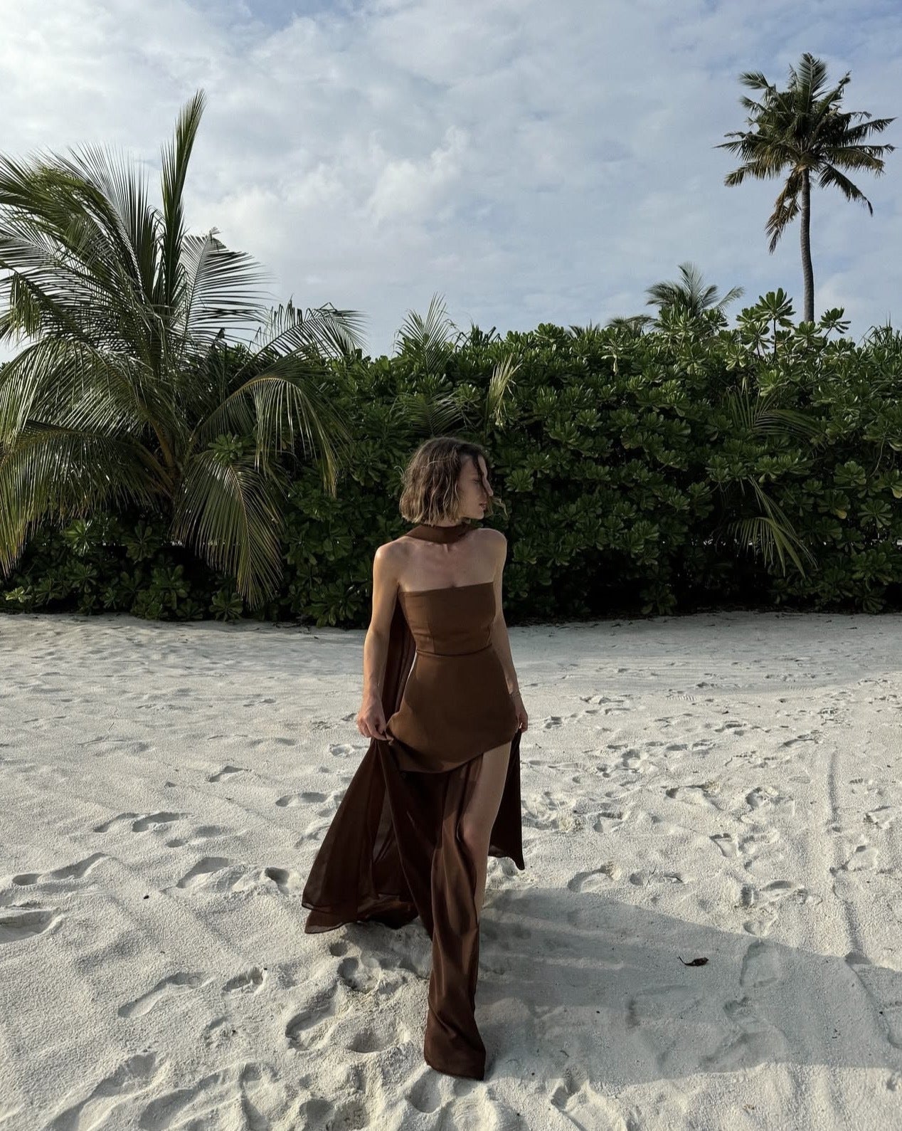 Women's Summer Strapless Maxi Dress