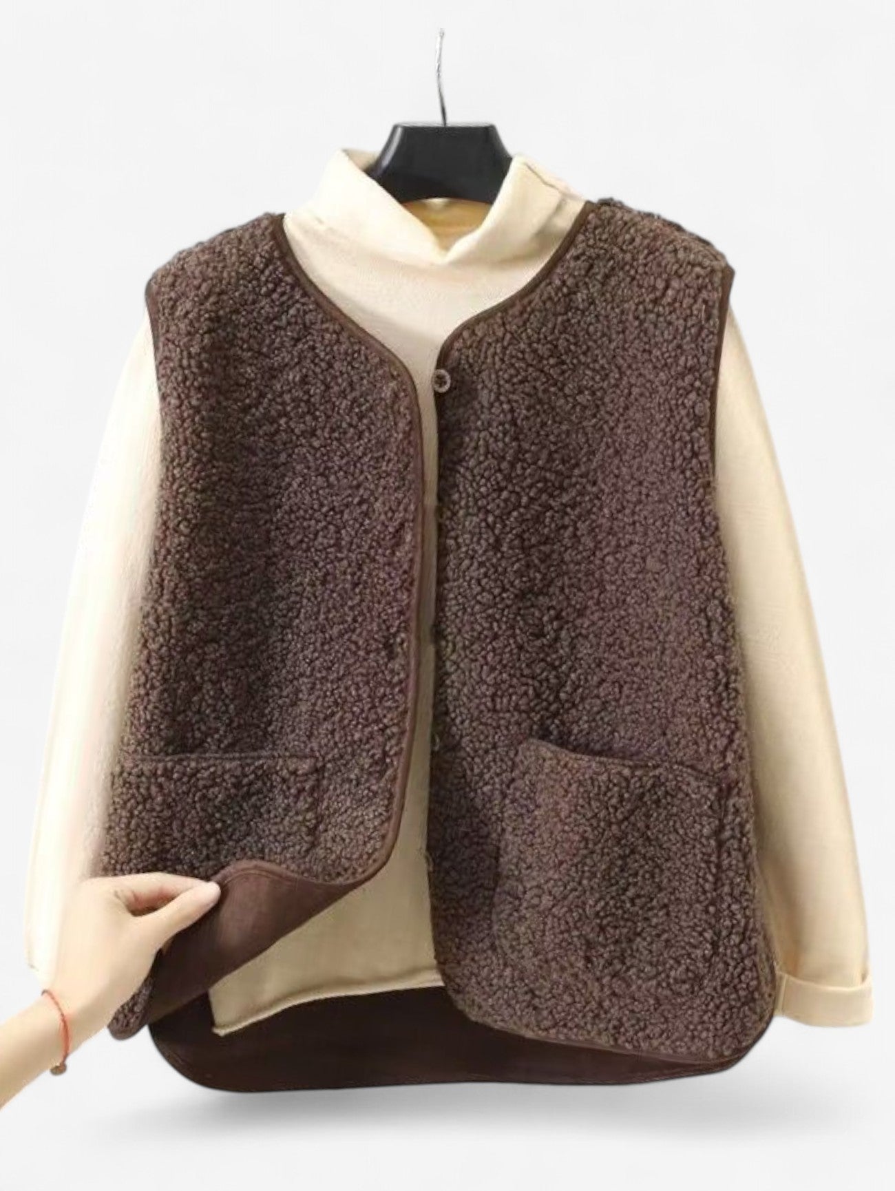 Women’s Sleeveless Button Down Gilet Vest