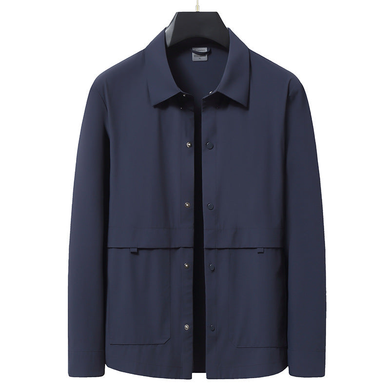 Windbreaker | Collared Snap Front