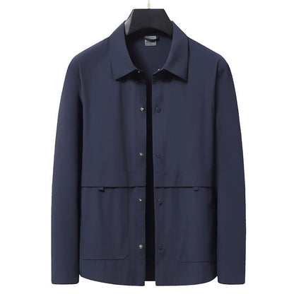 Windbreaker | Collared Snap Front