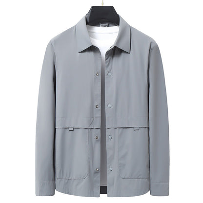 Windbreaker | Collared Snap Front