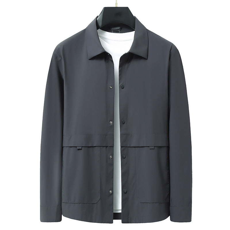 Windbreaker | Collared Snap Front