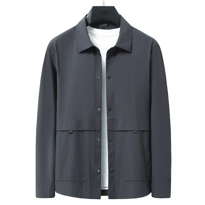Windbreaker | Collared Snap Front