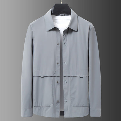 Windbreaker | Collared Snap Front