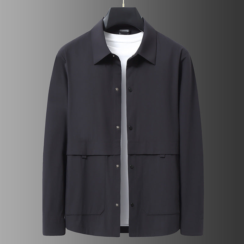 Windbreaker | Collared Snap Front