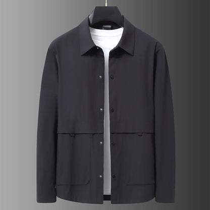 Windbreaker | Collared Snap Front