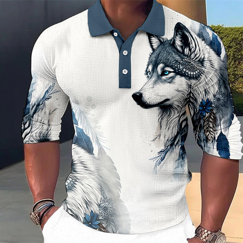 Long Sleeve Polo Shirt | Slim Fit Party Style