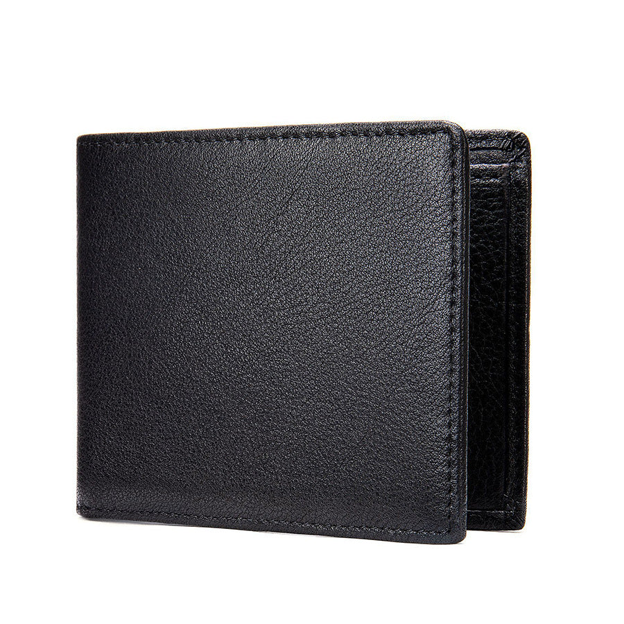 Bifold Leather Wallet RFID Blocking Card Slots