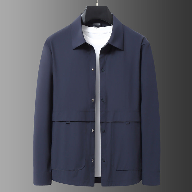 Windbreaker | Collared Snap Front