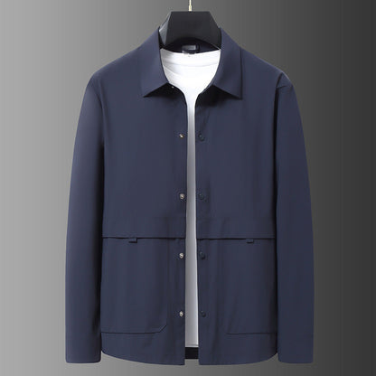 Windbreaker | Collared Snap Front