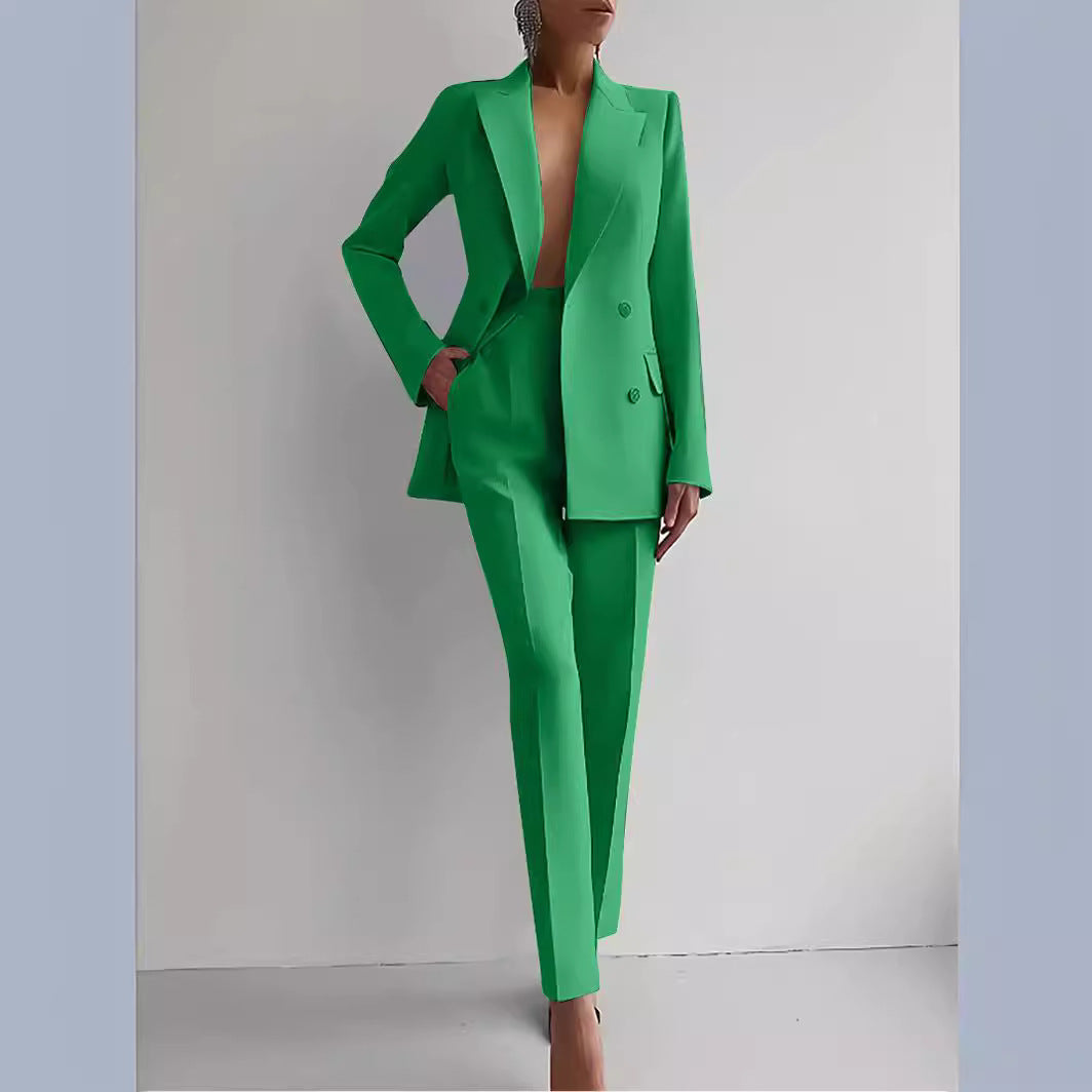 Women’s Formal Blazer and Trousers Set