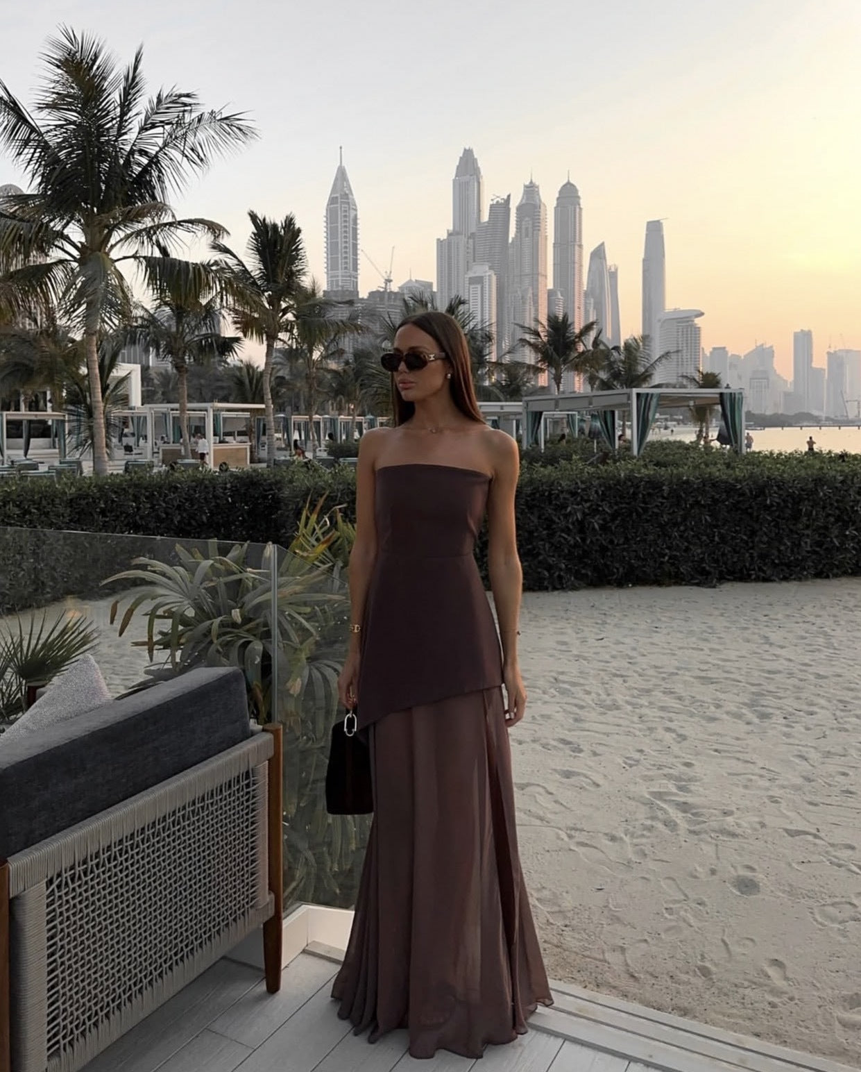 Women's Summer Strapless Maxi Dress