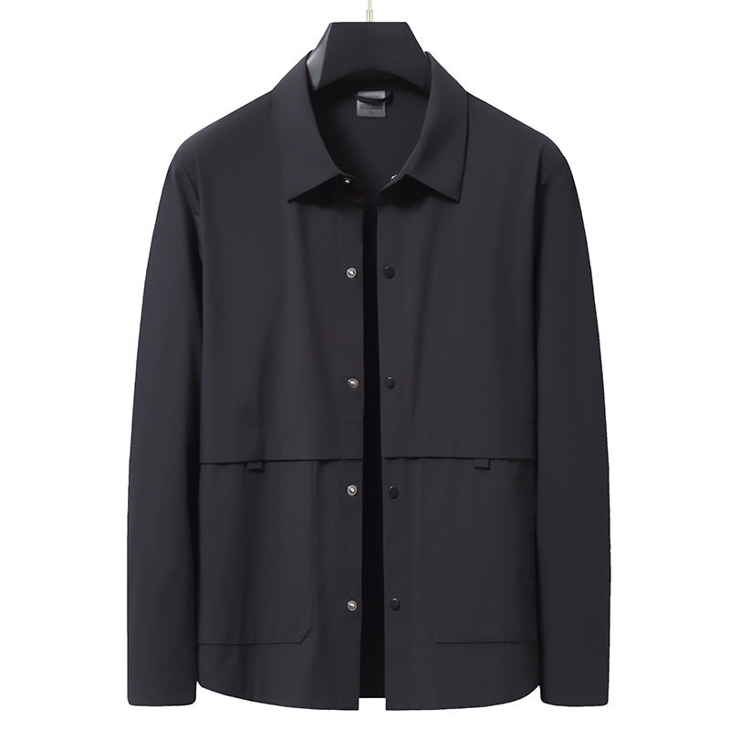 Windbreaker | Collared Snap Front