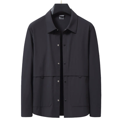 Windbreaker | Collared Snap Front