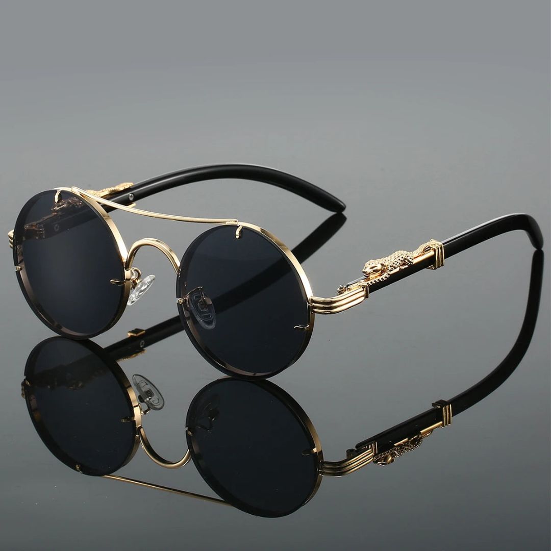 Round Metal Frame Sunglasses