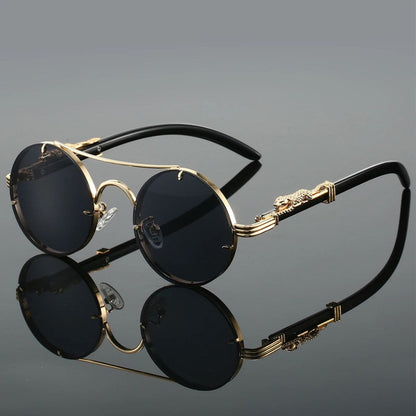 Round Metal Frame Sunglasses