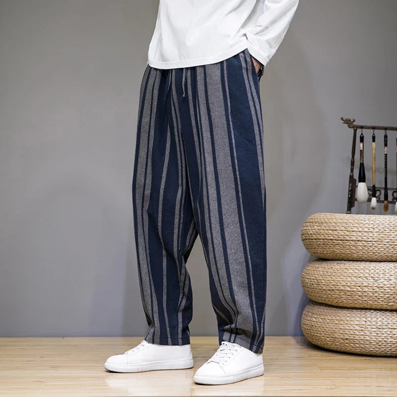 Cropped Trousers | Striped