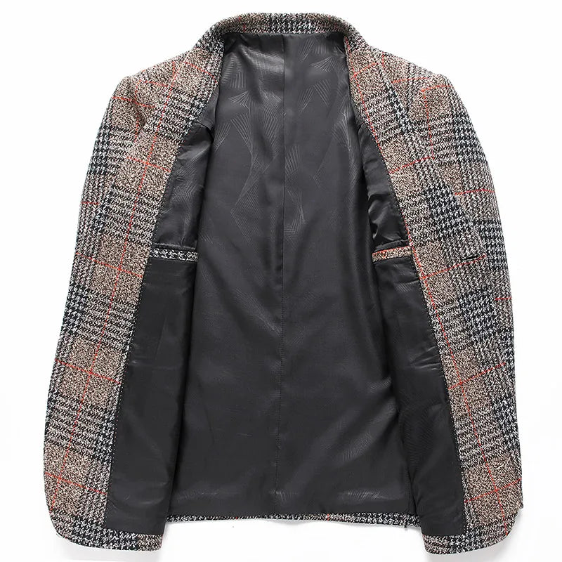 Plaid Blazer Jacket