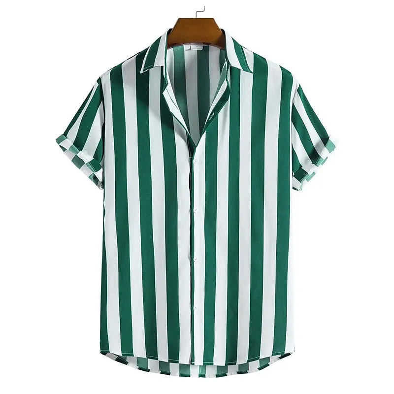 Men’s Classic Striped Short Sleeve Shirt