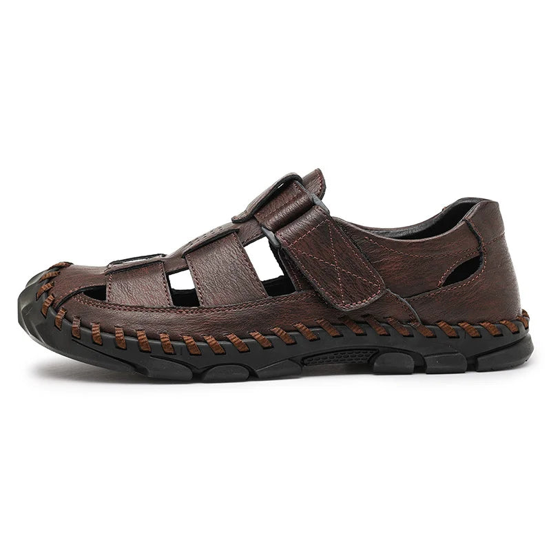 Men’s Orthopedic Leather Fisherman Sandals