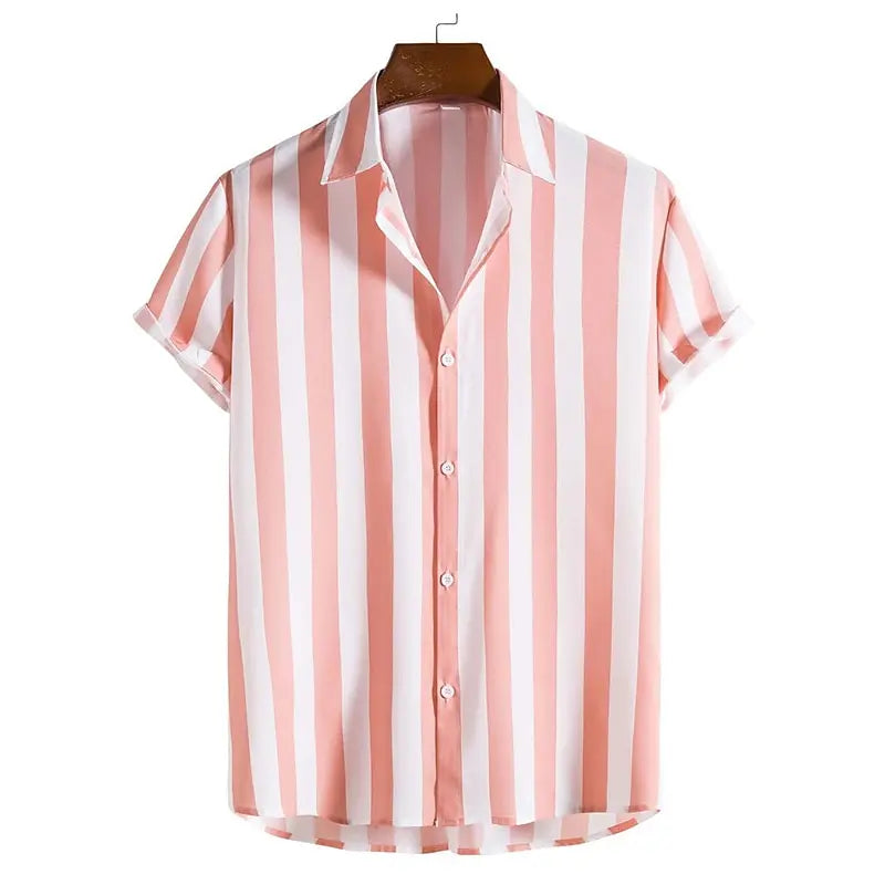 Men’s Classic Striped Short Sleeve Shirt