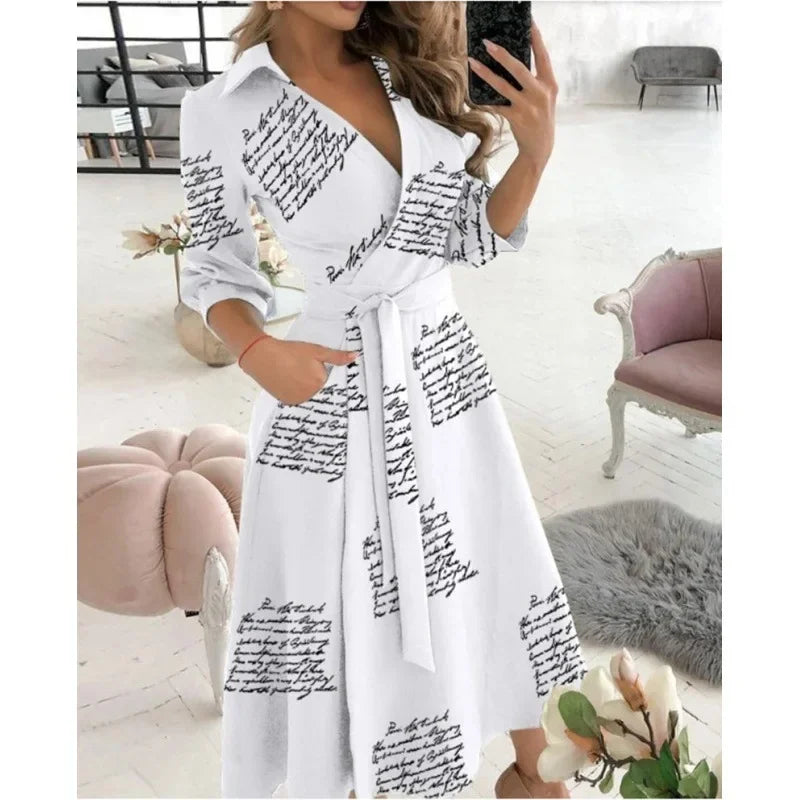 Women's Belted Blazer Dress | Collared Wrap