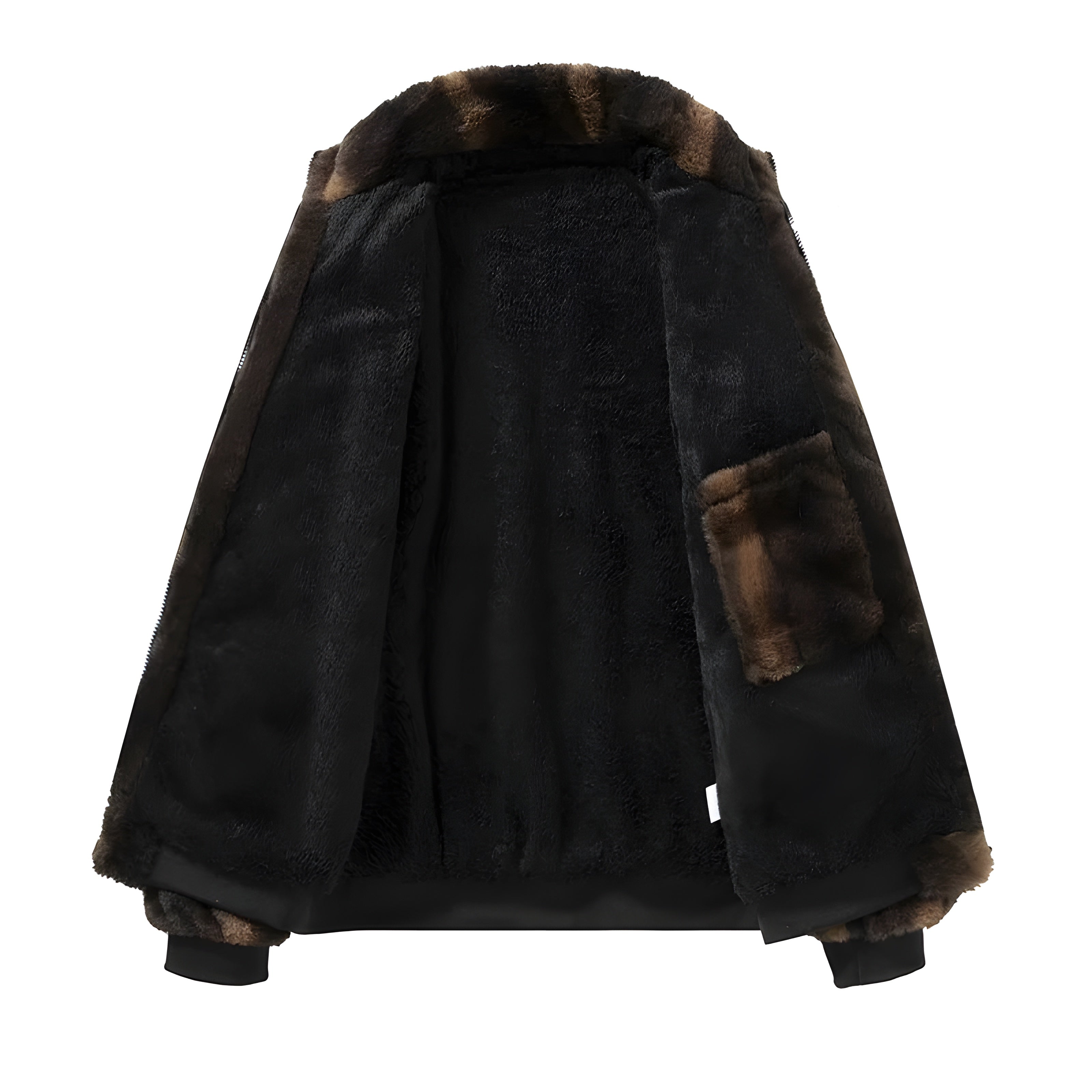 Oversized Faux Fur Bomber Jacket