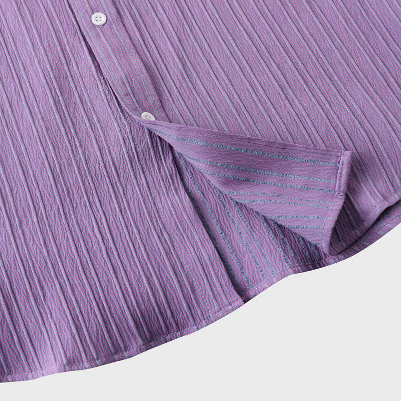 Men’s Short Sleeve Textured Shirt