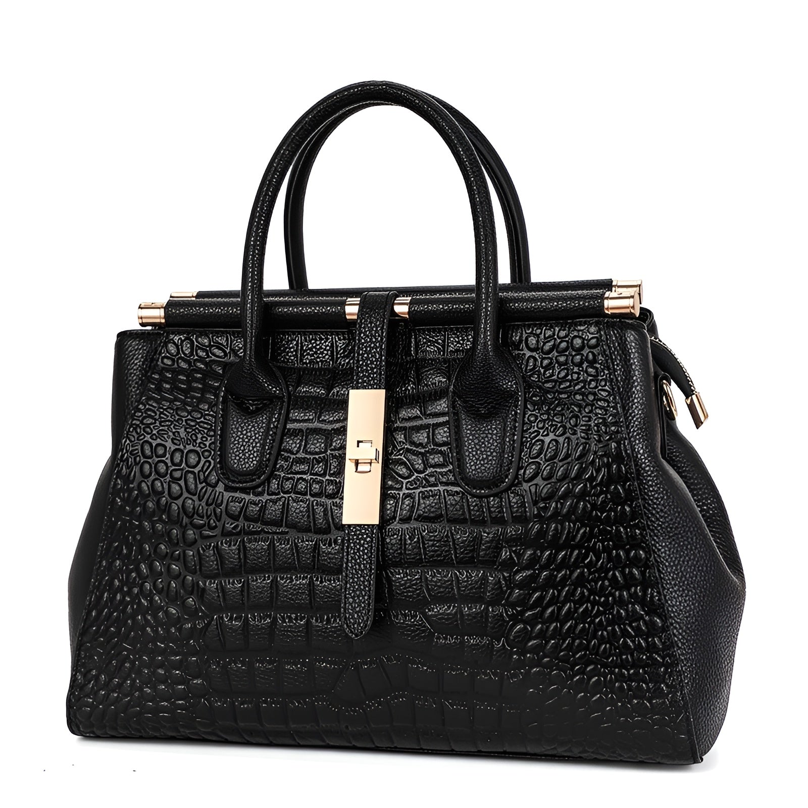 Crocelle Handle Satchel Bag