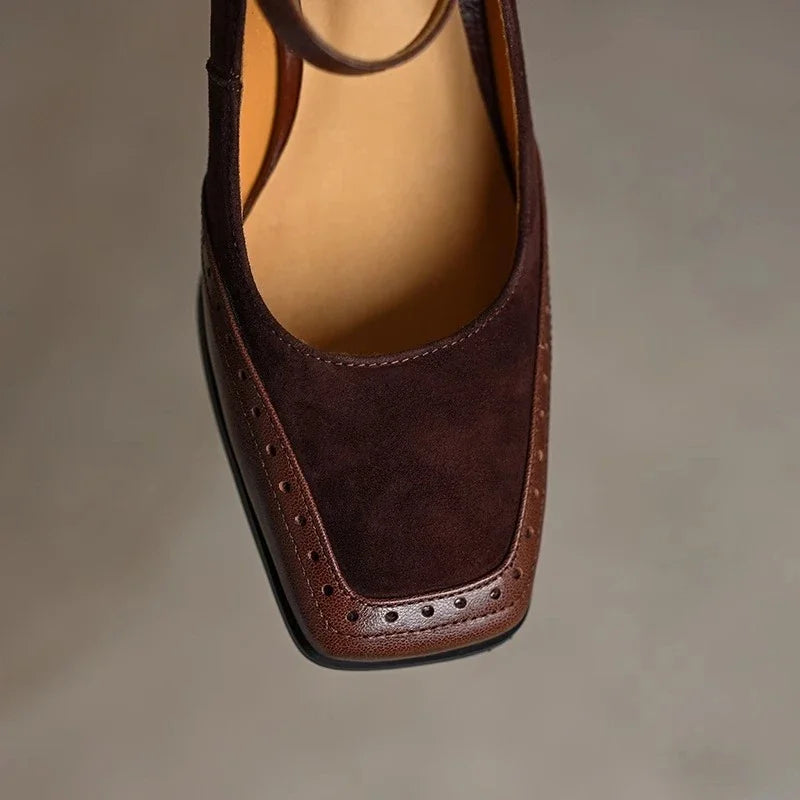 Women’s Chic Block Heel Mary Janes